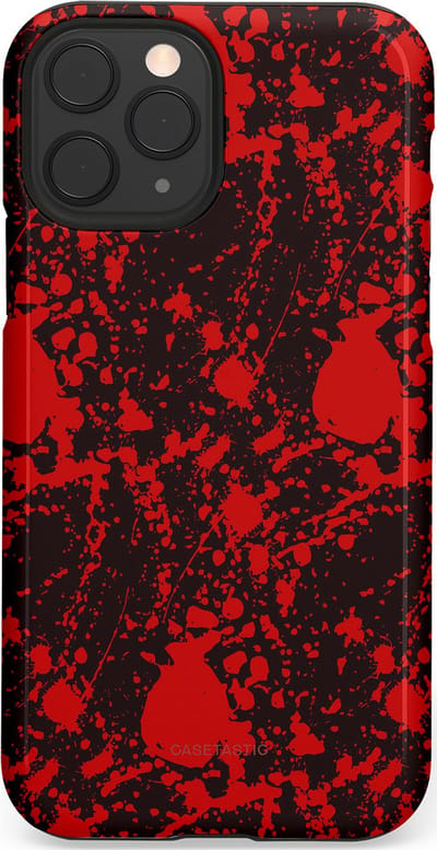 Casetastic Hoesje Geschikt voor Apple iPhone 11 Pro - Stijlvolle Beschermende Duo-layer Case - In de schaduw van bloed