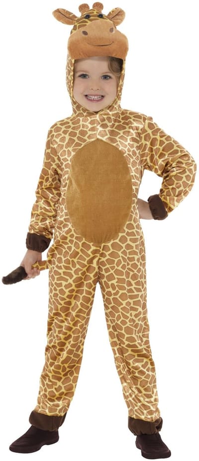 Smiffy's Giraffe kostuum - kinderen - polyester - dierenpak - onesie - carnaval - verkleedkleding 146/158