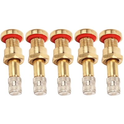 20 Pièces Tige de Valve Métal Haute Dureté Résistant aux Rayures pour Trou de Valve 9,7 mm Bus Fourgonnette Camion beige