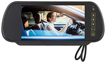 Dailygoody - 7 Inch Digitaal LCD-Display - Achteruitrijcamera - Breedbeeld Scherm - Perfect voor Auto's - Externe Spiegel - Betrouwbare Weergave - Ges...