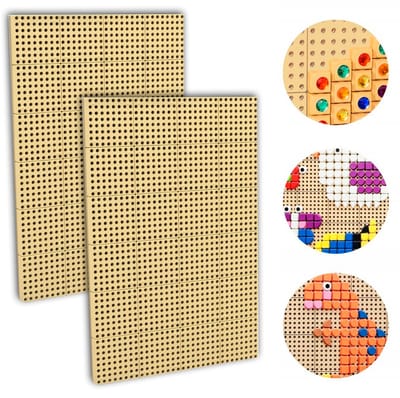 Masterkidz Creative Stem Science Bord set van 2 + montagepaneel 120x80cm