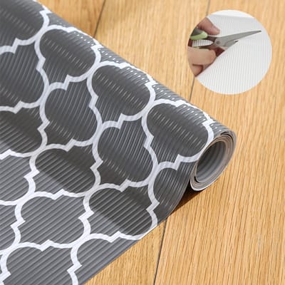 Niet-klevende, antislip EVA-koelkastmat – Plastic koelkastonderlegger – Kastplankbeschermer – Keukenmat voor onder de gootsteen – Lade-inlegger voor kasten en schoenenkasten – Op maat te knippen, water- en oliebestendige keukenmat - 30 x 100 cm