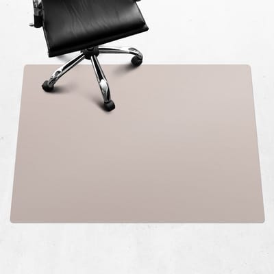 Wallfluent - Vloerbeschermer Beige steen - 140x100 cm - Lichtbruin Bureaustoel Vloerbeschermer - Rechthoekig - Mótif Vloerbeschermer-Stoel Mat-Kantoordecoraties - Pastel- en aardse kleuren