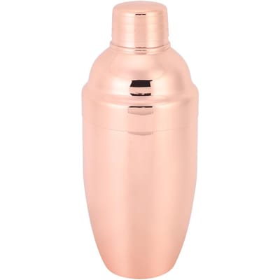 Elegante Handmatig Schudden Roestvrijstalen Cocktailshaker Bar Tool Benodigdheden Accessoires Roségoud rosé gouden kleur