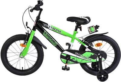 Kinderfiets Groen - Loopfiets Meisjes - Leren Fietsen - Twee Handremmen - 16 Inch - Groen