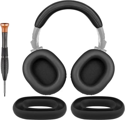 Vervangingskit voor hoofdtelefoons: Oorkussens en hoofdbandbedekking voor ATH M50, M50X, M50XWH, M50XBT, M50XBT2, M50S/LE - Comfortabele kussens en hoofdband voor optimale geluidskwaliteit