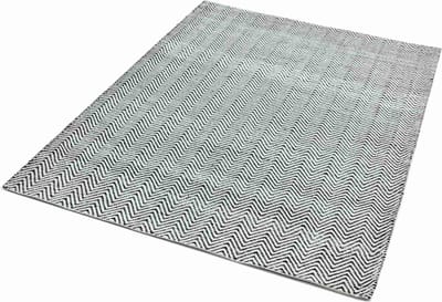 Easy Living - Laagpolig vloerkleed Easy Living Ives Black White - 160x230 cm