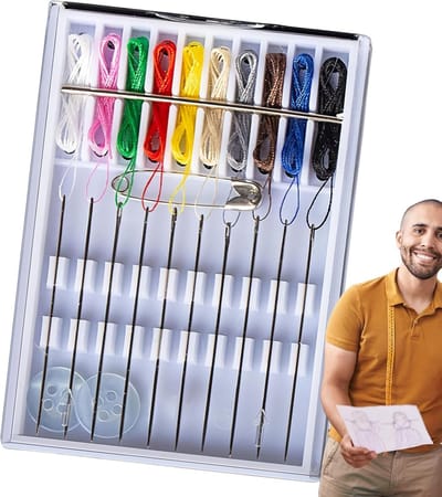 Reparatieset Naaien - Reis Naaiset - Kleding Repareren - Complete Set - 10 Kleuren - Multicolor