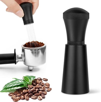 Espresso Needle WDT Tool met 7 Naalden van 0.3 mm en 10 Vervangnaalden, Koffie Tamper en Accessoires voor Barista en Koffieliefhebbers