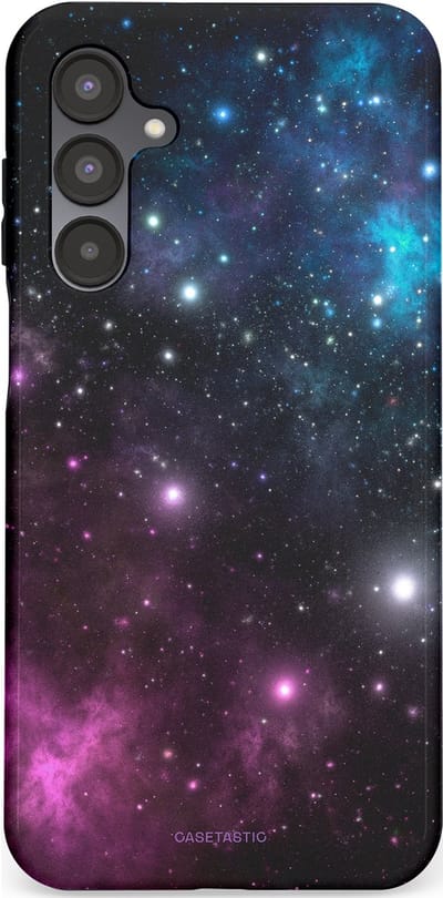 Casetastic Hoesje Geschikt voor Samsung A16 - Stijlvolle Beschermende Duo-layer Case - Nebula gloed
