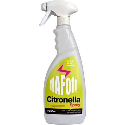 Anti-insectenspray voor paarden NAF Citronella Spray