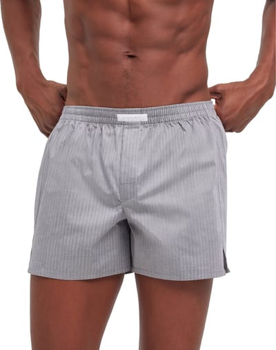 FALKE Daily Comfort ademend katoen broek van onderlaag heren grijs - maat XL