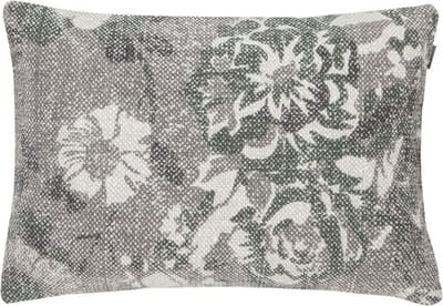 Vintage Flower Forest Groen Kussen | 35 X 50 | Sierkussen Voor Woonkamer Of Slaapkamer
