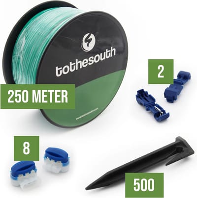 To the South® Installatieset geschikt voor alle PARKSIDE Robotmaaiers - Groot (5.5mm - PRO!)