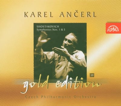 Czech Philharmonic Orchestra, Karel Ancerl - Ancerl Gold Edition 39. Shostakovich: Symphonies Nos.1 & 5 (CD) (Remastered)