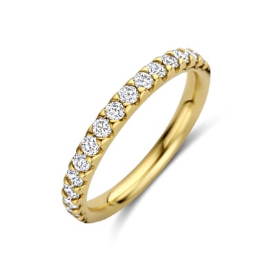 14K Geelgouden Ring met Lab Grown Diamant 0.50 ct 4035432 – F VS
