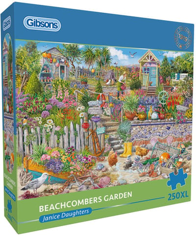 Gibsons puzzel Beachcomber's Garden 250XL - extra grote stukjes.