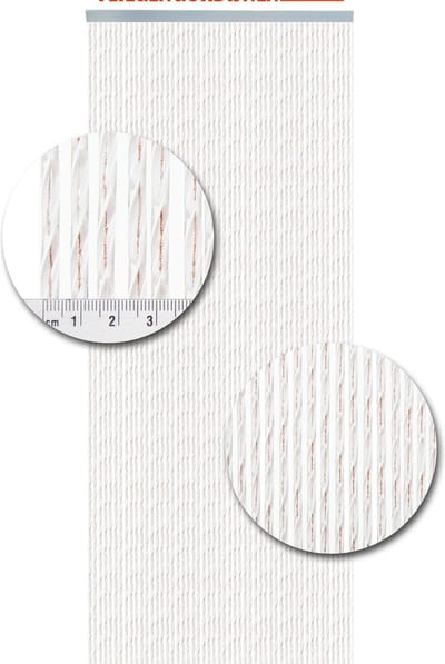 Vliegengordijnenexpert Bali - Vliegengordijn - 92x210 cm - Transparant Bruin