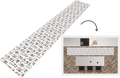 Keukenloper - Loper keuken - Cadeau - Panda - Patroon - 300x50 cm - Keukenloper vinyl