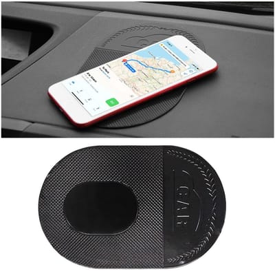 Dailygoods- Dashboardmat Antislip - Silicone - 18x12cm - Universeel - Antislipmat voor Auto - Bevestigen van Accessoires