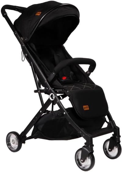 Kinderbuggy Lichtgewicht - Wandelwagen Baby - Comfortabel Reizen - Aluminium Frame - Vanaf Geboorte - Zwart