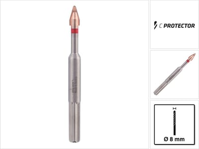 Fijnsteengoedtegelsboormachine C PROTECTOR D.8mm ALPEN