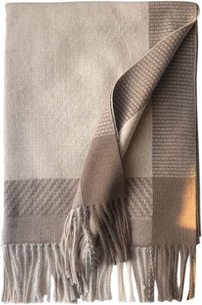 Zachte Sjaal - Warme Omslagdoek - Winterse Warmte - Geweven Katoenmix - 200x70cm - Niet gespecificeerd