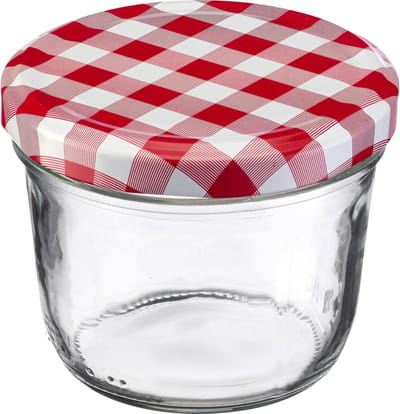 Westmark 6 worstpotten/potten met draaideksel, rond, vulvolume: 230 ml, ø 82 mm, glas, 66502270