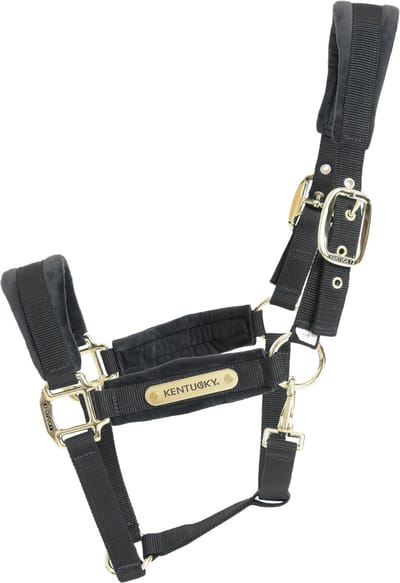 Kentucky Horsewear - Velvet halster zwart pony