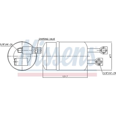 Droger, airconditioningsysteem NISSENS 95134