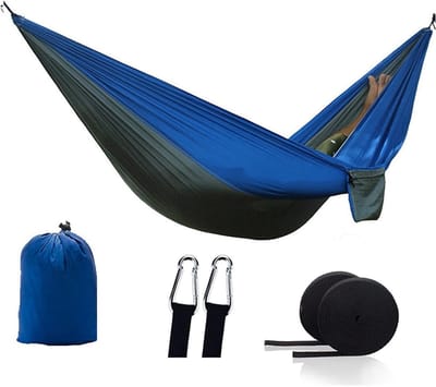 Hangmat Schommel - Nylon Hangmat - Buiten Ontspannen - Dubbele Persoons - 200kg Draaglast - Kleur 8