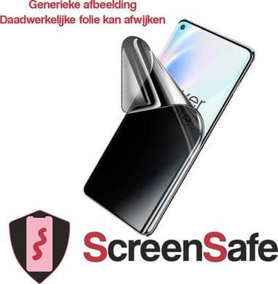 ScreenSafe High Definition Hydrogel screenprotector Honor 7s Slagvast / Privacy (AAA)