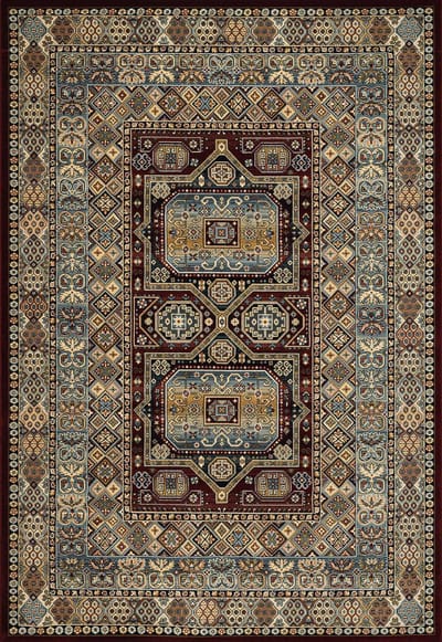 Rugsman Classico 057.0147.1454 Vloerkleed - 160 x 230 cm - Rood - Rechthoekig - Polypropylene - Eetkamer, Woonkamer - Ethnisch - Klassiek