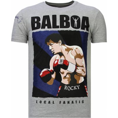 Local Fanatic Balboa rhinestone t-shirt