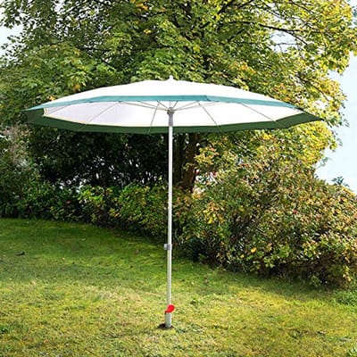 Indraaibodemhulzenset 8-delig voor buizen Ø 26-64 mm - Met verzinkte indraaihuls voor parasols of hekpalen