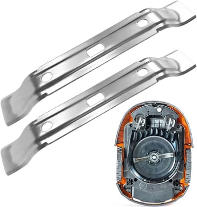 2 x Vervangende Maaiers voor Stihl iMOW RMI 422 422P 422PC - RVS Maaiers van 200 mm, Geschikt voor Robotmaaiers, Duurzaam en Efficiënt