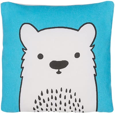 WARANASI - Sierkussen - Blauw - 45 x 45 cm - Katoen