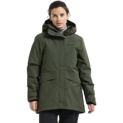 Didriksons ESSA WNS JKT Dames Outdoorjas - Deep Green