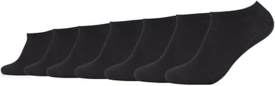 camano, Sneakersokken, ca-soft, GOTS-gecertificeerd, biologisch katoen, unisex sokken, 7-pack, zonder elastiek, drukvrije boord, verstevigde hiel, met de hand geketteerde teen, comfortabel, duurzaam, zachte sneakersokken.
