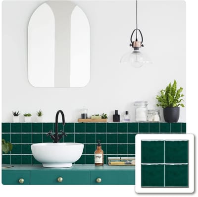 Dailygoods- Tegelsticker 15x15 cm - Set van 25 - Waterdicht - Zelfklevende Tegels - Muurdecoratie - Eenvoudig aan te brengen - Wanddecoratie