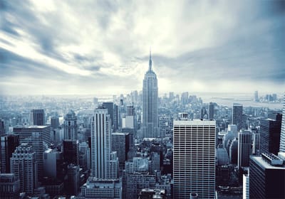 Fotobehang - Blue York.