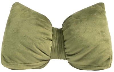 Strik Deurstopper fluweel appeltjes groen 16cm