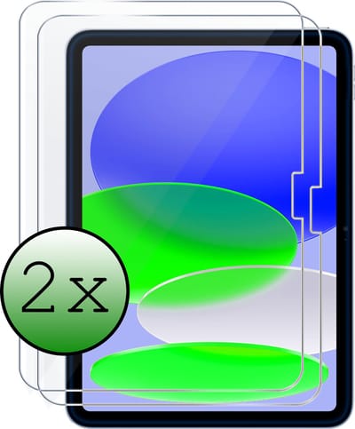 Screenprotector - 2 Stuks Geschikt voor Apple iPad A16 (2025) 11e generatie - 11 inch - Extra Sterk - Beschermglas - Gehard Glas - Tempered Glass - Screen Protector