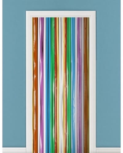 Vliegengordijn/deurgordijn - Set van 2x stuks - multikleur - 90 x 200 cm - universeel - insectenwerend