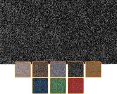La'Moussawi ® Zwarte Wasbare Vuilvangmat voor Voordeur en Binnenruimtes, 50 x 100 cm