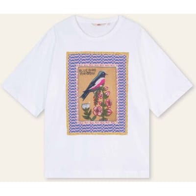 Oilily Terni T-Shirt- maat3XL Bright Wit