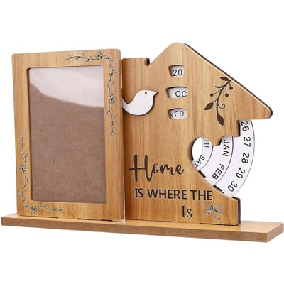 Perpetueel Kalender Fotolijst Eeuwige Kalender Foto Frame Bureau Ornament Huis Verjaardagscadeau Type 3