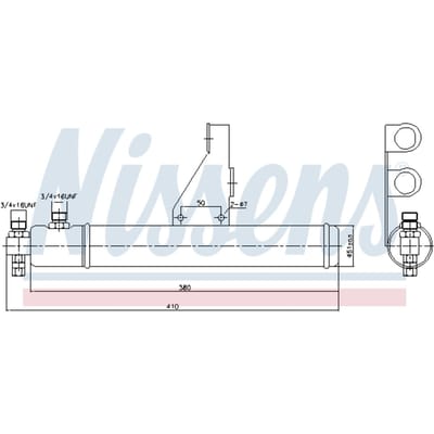 Droger, airconditioningsysteem NISSENS 95606