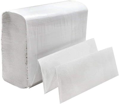 Papieren Handdoeken - Keukenpapier Tissues - Hygiënisch Werken - Absorbency Pockets - 1000 stuks - Wit