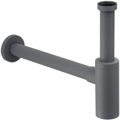 Herzbach DEEP GREY DESIGN odour trap 1 1/4" 23.485800.1.06